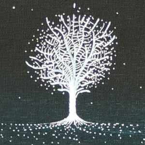 Racine de nuit (2025) - 30x40cm - Détail