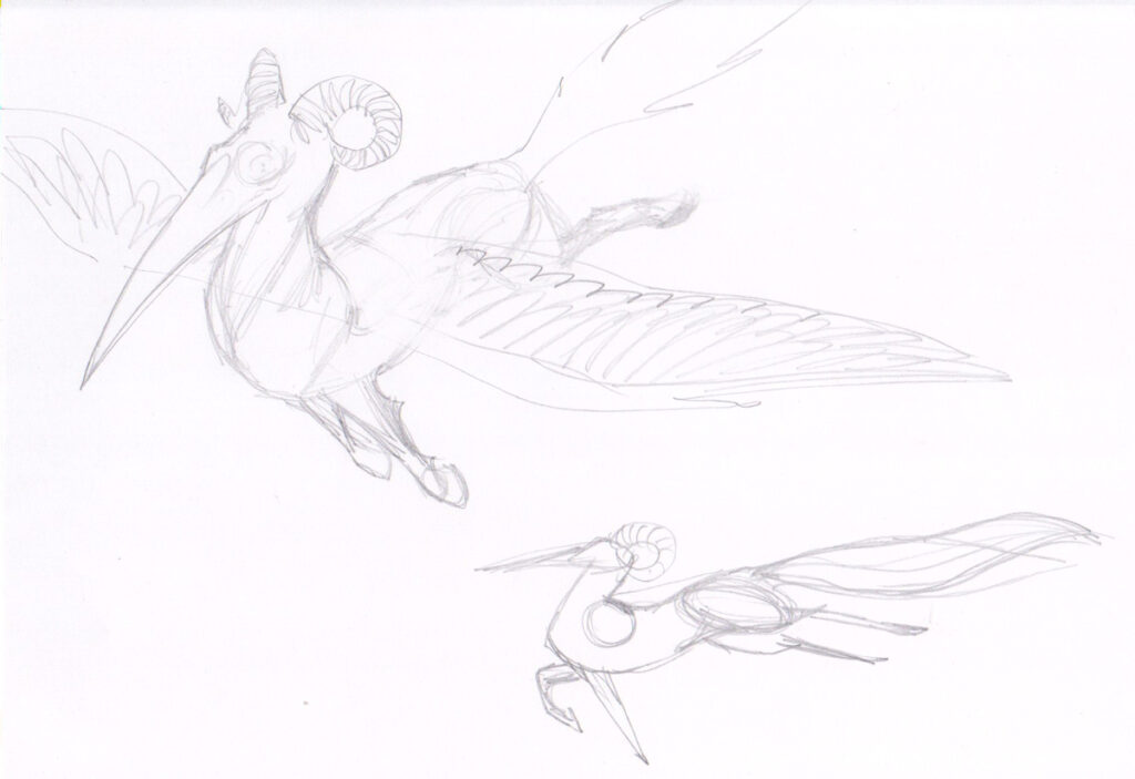 Esprit de l'Orb - croquis 1